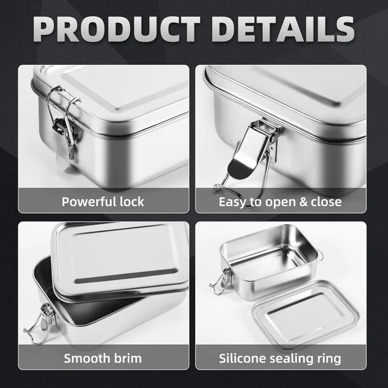 304 Stainless Steel 1200/2400m - Meal Prep Bowl recension och pris