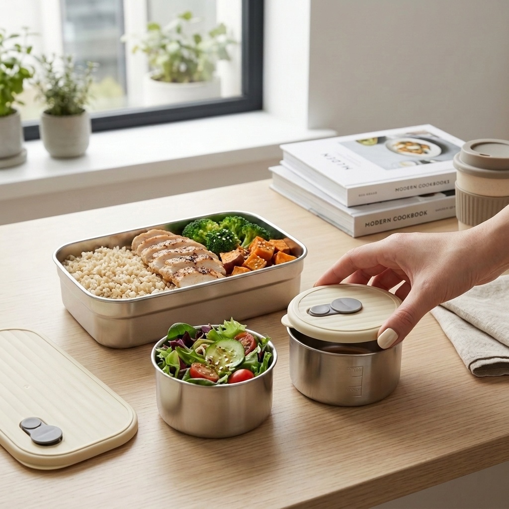 Microwave Safe 304 Stainless S - Meal Prep Bowl recension och pris