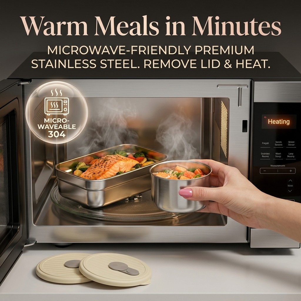 Microwave Safe 304 Stainless S - Meal Prep Bowl recension och pris