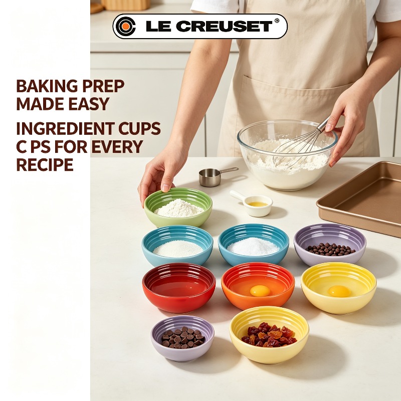 Le Creuset 6-Piece 2oz Stonewa - Meal Prep Kitchen recension och pris